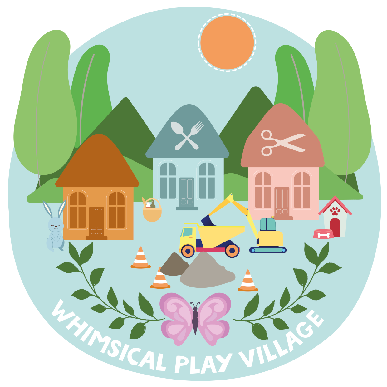 Whimsical Play Village Logo